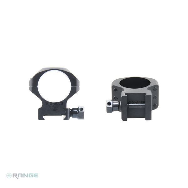 Кріплення 30mm X-Accu 1" Two-piece Scope Low Profile Picatinny Scope Rings (XASR-3001) 01028 фото