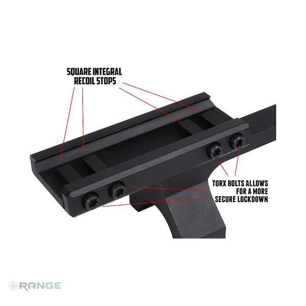 Кріплення Monstrum 34 mm Slim Profile Series Offset Cantilever Picatinny Scope Mount (ZR341-B) 01029 фото