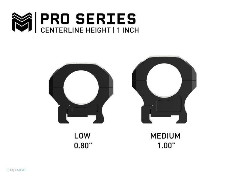 Кріплення Monstrum Slim Pro Series 7075 Aluminum Scope Mount Medium Profile (ZS345) 01030 фото