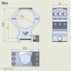 Кріплення Vector Optics 34mm X - Accu Medium Profile Picatinny Rings (SCTM-53) 01033 фото 4