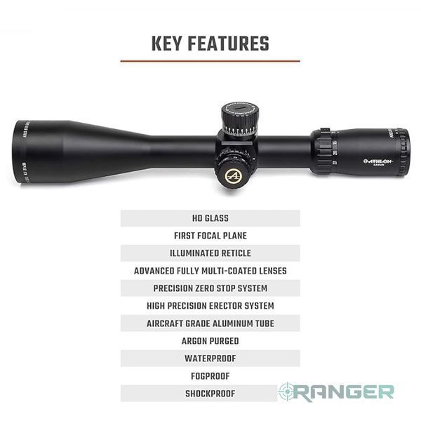 Оптичний приціл Athlon Ares BTR HD GEN2 4.5-27x50 FFP 01008 фото