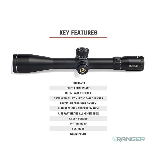 Оптичний приціл Athlon Ares ETR UHD RIFLESCOPE 3-18x50 FFP 01009 фото