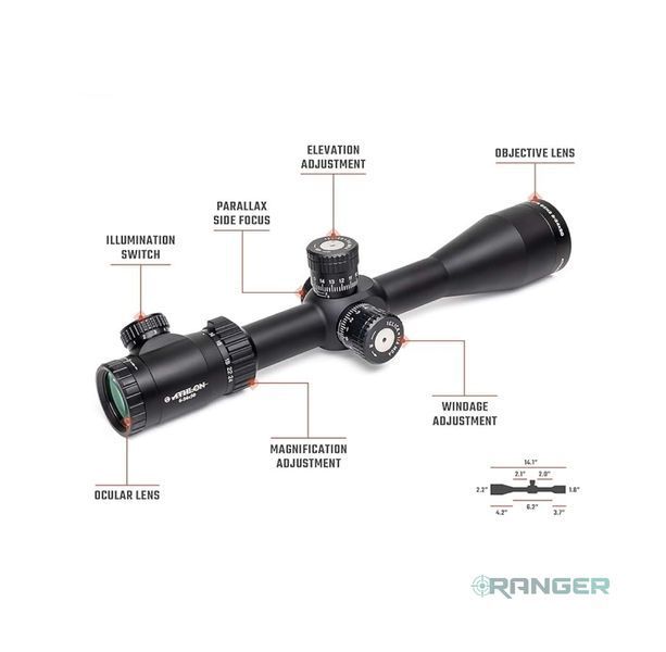 Оптичний приціл Athlon Argos BTR GEN2 6-24x50 FFP 01010 фото