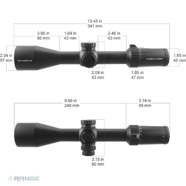 Оптичний приціл Vector Optics Taurus 3-18*50 FFP - 30 мм - First Focal Plane (SCFF-11) 01024 фото