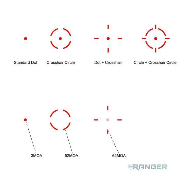 Коліматорний приціл Vector Optics Frenzy Plus 1x31x26 Multi-Reticle (SCRD-М67) 01043 фото