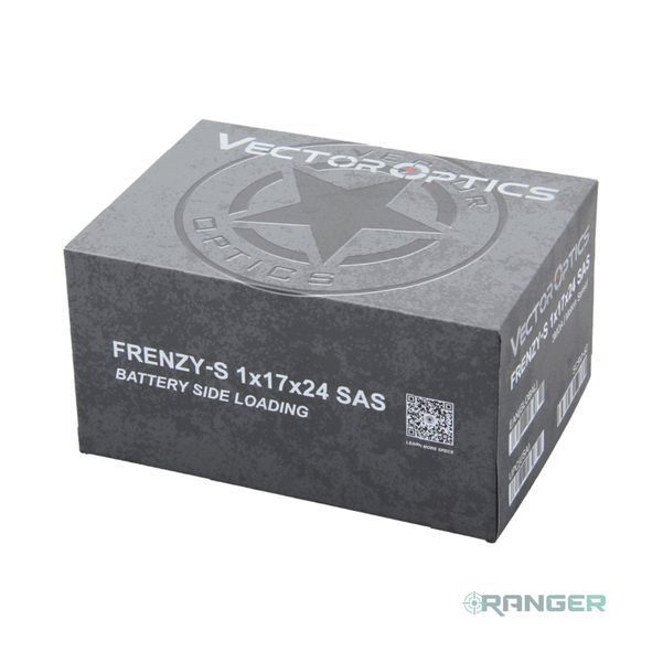 Коліматорний приціл Frenzy-S 1x17x24 SAS Battery Side Loading Red Dot Sight (SCRD-62) 01044 фото